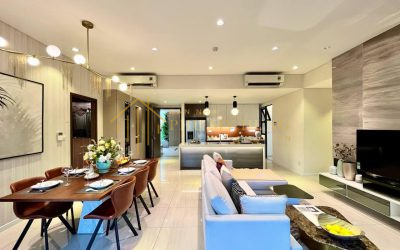 căn hộ mẫu 3 phòng ngủ The infiniti riviera point